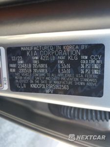 Zdjęcie 15 z 15 samochodu: 2024 KIA NIRO LX VIN:KNDCP3LE5R5162563 - miniatura