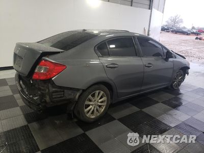 Trzecie zdjęcie samochodu z tyłu: 2012 HONDA CIVIC EXL VIN:19XFB2F97CE308011 - miniatura