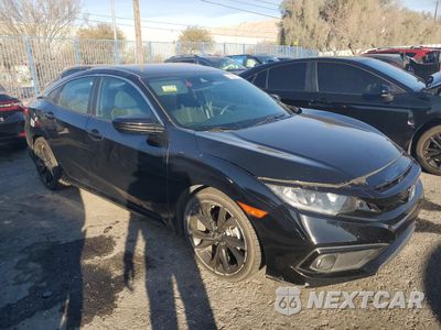 Czwarte zdjęcie samochodu z boku: 2019 HONDA CIVIC SPORT VIN:19XFC2F81KE007902 - miniatura