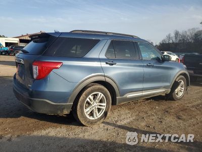Trzecie zdjęcie samochodu z tyłu: 2020 FORD EXPLORER XLT VIN:1FMSK7DH6LGA48394 - miniatura
