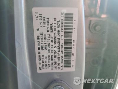 Zdjęcie 14 z 14 samochodu: 2012 HONDA ACCORD LXP VIN:1HGCP2F45CA021666 - miniatura