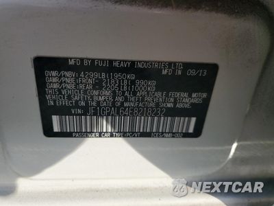 Zdjęcie 12 z 12 samochodu: 2014 SUBARU IMPREZA SPORT PREMIUM VIN:JF1GPAL64E8218232 - miniatura
