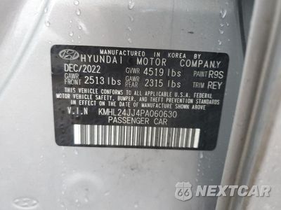 Zdjęcie 12 z 12 samochodu: 2023 HYUNDAI SONATA HYBRID VIN:KMHL24JJ4PA060630 - miniatura