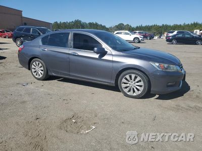 Czwarte zdjęcie samochodu z boku: 2014 HONDA ACCORD EXL VIN:1HGCR2F81EA190048 - miniatura