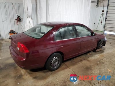 Trzecie zdjęcie samochodu z tyłu: 2002 HONDA CIVIC LX VIN:2HGES16542H548978 - miniatura