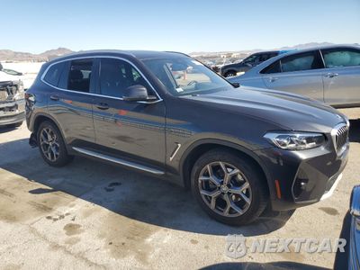 Czwarte zdjęcie samochodu z boku: 2023 BMW X3 SDRIVE30I VIN:5UX43DP02P9P53622 - miniatura