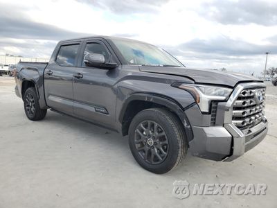 Czwarte zdjęcie samochodu z boku: 2024 TOYOTA TUNDRA CREWMAX PLATINUM VIN:5TFNC5AB7RX003539 - miniatura