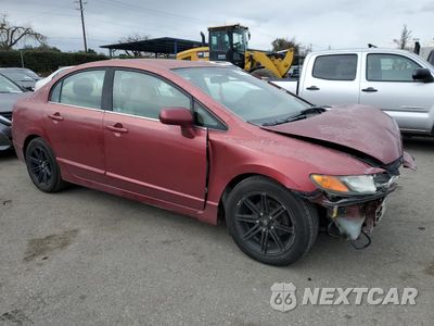 Czwarte zdjęcie samochodu z boku: 2006 HONDA CIVIC LX VIN:2HGFA16576H505152 - miniatura