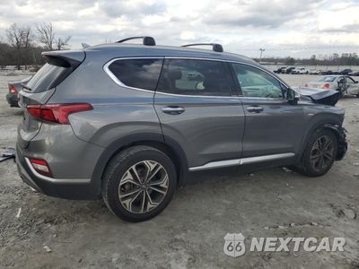 Trzecie zdjęcie samochodu z tyłu: 2020 HYUNDAI SANTA FE SEL VIN:5NMS33AA5LH154927 - miniatura