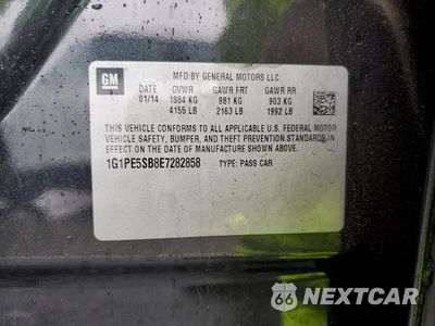 Zdjęcie 12 z 12 samochodu: 2014 CHEVROLET CRUZE LT VIN:1G1PE5SB8E7282858 - miniatura