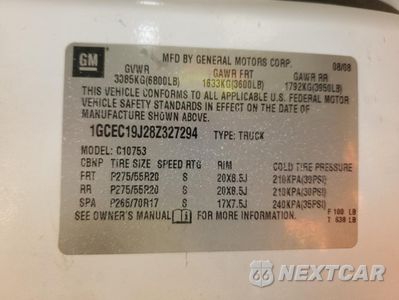 Zdjęcie 12 z 12 samochodu: 2008 CHEVROLET SILVERADO C1500 VIN:1GCEC19J28Z327294 - miniatura