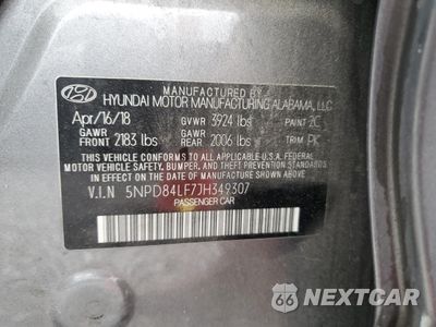 Zdjęcie 15 z 15 samochodu: 2018 HYUNDAI ELANTRA SEL VIN:5NPD84LF7JH349307 - miniatura