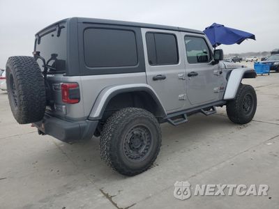 Trzecie zdjęcie samochodu z tyłu: 2018 JEEP WRANGLER UNLIMITED RUBICON VIN:1C4HJXFG0JW123826 - miniatura