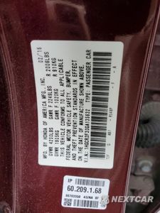 Zdjęcie 13 z 13 samochodu: 2016 HONDA ACCORD LX VIN:1HGCR2F30GA135632 - miniatura