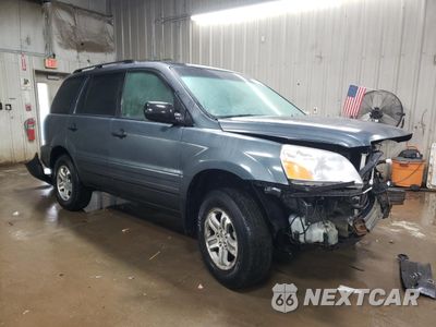 Czwarte zdjęcie samochodu z boku: 2005 HONDA PILOT EXL VIN:5FNYF185X5B031644 - miniatura