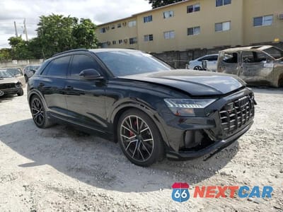 Czwarte zdjęcie samochodu z boku: 2023 AUDI SQ8 PRESTIGE VIN:WA1CWBF19PD045927 - miniatura