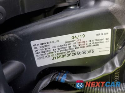Zdjęcie 9 z 10 samochodu: 2019 YAMAHA MT09 VIN:JYARN53E2KA006355 - miniatura