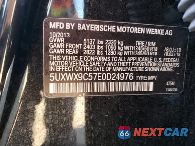 Zdjęcie 14 z 14 samochodu: 2014 BMW X3 XDRIVE28I VIN:5UXWX9C57E0D24976 - miniatura