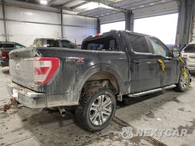 Trzecie zdjęcie samochodu z tyłu: 2021 FORD F150 SUPERCREW VIN:1FTEW1EP2MFC05810 - miniatura