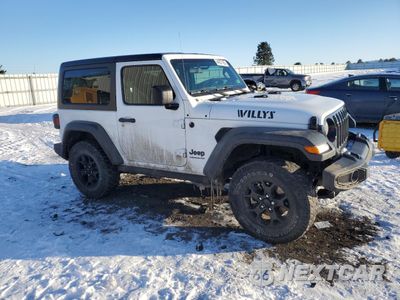 Czwarte zdjęcie samochodu z boku: 2021 JEEP WRANGLER SPORT VIN:1C4HJXAG3MW752637 - miniatura