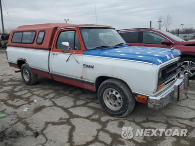 Czwarte zdjęcie samochodu z boku: 1987 DODGE D-SERIES D150 VIN:1B7FD14T1HS397372 - miniatura