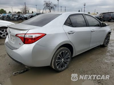 Trzecie zdjęcie samochodu z tyłu: 2016 TOYOTA COROLLA L VIN:5YFBURHE2GP463081 - miniatura