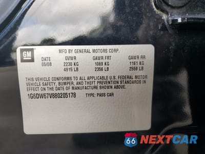 Zdjęcie 14 z 14 samochodu: 2008 CADILLAC STS VIN:1G6DW67V880205178 - miniatura