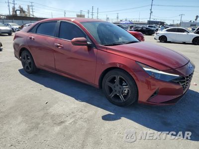 Czwarte zdjęcie samochodu z boku: 2023 HYUNDAI ELANTRA BLUE VIN:KMHLM4AJ0PU089812 - miniatura