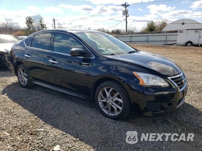 Czwarte zdjęcie samochodu z boku: 2014 NISSAN SENTRA S VIN:3N1AB7AP4EY331845 - miniatura