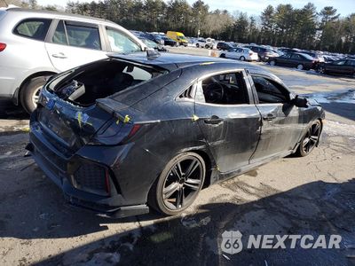 Trzecie zdjęcie samochodu z tyłu: 2018 HONDA CIVIC EXL VIN:SHHFK7H75JU210464 - miniatura