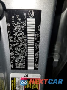 Zdjęcie 12 z 12 samochodu: 2023 LEXUS ES 350 BASE VIN:58ACZ1B13PU159195 - miniatura