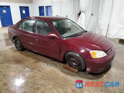Czwarte zdjęcie samochodu z boku: 2002 HONDA CIVIC LX VIN:2HGES16542H548978 - miniatura
