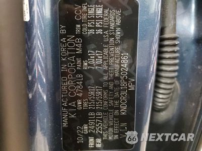 Zdjęcie 14 z 14 samochodu: 2023 KIA NIRO WIND VIN:KNDCR3L18P5024861 - miniatura