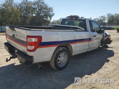 Trzecie zdjęcie samochodu z tyłu: 2022 FORD F150 VIN:1FTMF1CB8NKD57327 - miniatura