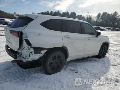 Trzecie zdjęcie samochodu z tyłu: 2024 TOYOTA HIGHLANDER LE VIN:5TDKDRBH0RS544190 - miniatura