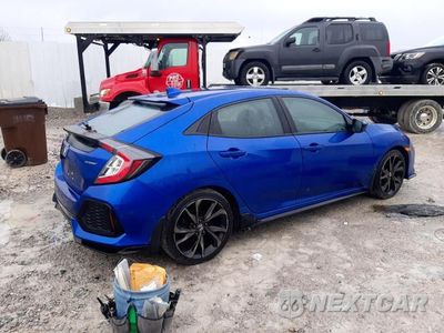 Trzecie zdjęcie samochodu z tyłu: 2019 HONDA CIVIC SPORT VIN:SHHFK7H48KU227234 - miniatura