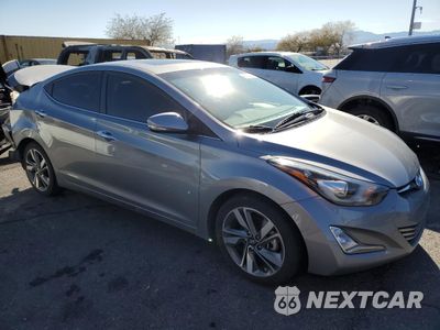 Czwarte zdjęcie samochodu z boku: 2014 HYUNDAI ELANTRA SE VIN:KMHDH4AE6EU069072 - miniatura