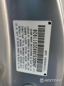 Zdjęcie 14 z 14 samochodu: 2002 ACURA RSX VIN:JH4DC53892C011926 - miniatura