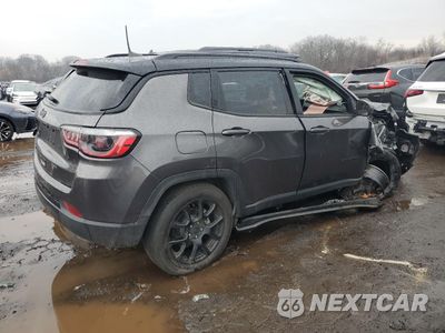 Trzecie zdjęcie samochodu z tyłu: 2022 JEEP COMPASS LATITUDE VIN:3C4NJDBB2NT222204 - miniatura