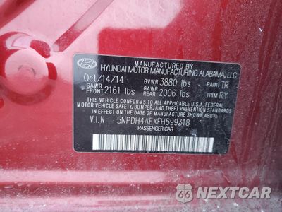 Zdjęcie 14 z 14 samochodu: 2015 HYUNDAI ELANTRA SE VIN:5NPDH4AEXFH599318 - miniatura