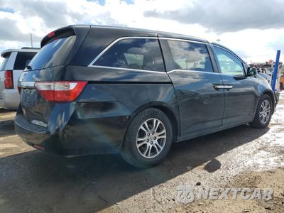 Trzecie zdjęcie samochodu z tyłu: 2011 HONDA ODYSSEY EXL VIN:5FNRL5H62BB098005 - miniatura