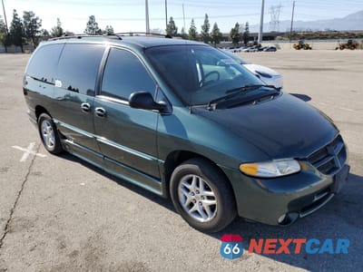 Czwarte zdjęcie samochodu z boku: 2000 DODGE GRAND CARAVAN SE VIN:1B4GP44R2YB714834 - miniatura