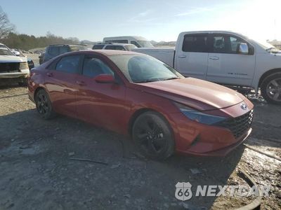 Czwarte zdjęcie samochodu z boku: 2023 HYUNDAI ELANTRA BLUE VIN:KMHLM4AJXPU054100 - miniatura
