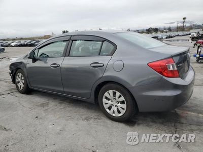 Drugie zdjęcie samochodu z przodu: 2012 HONDA CIVIC LX VIN:19XFB2F52CE389786 - miniatura