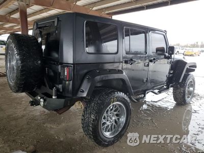 Trzecie zdjęcie samochodu z tyłu: 2008 JEEP WRANGLER UNLIMITED SAHARA VIN:1J8GB59118L589452 - miniatura