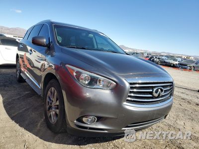 Czwarte zdjęcie samochodu z boku: 2015 INFINITI QX60 VIN:5N1AL0MN4FC525812 - miniatura