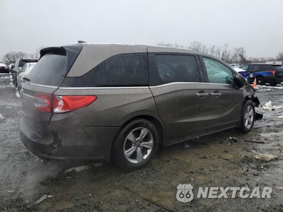Trzecie zdjęcie samochodu z tyłu: 2018 HONDA ODYSSEY EXL VIN:5FNRL6H75JB085598 - miniatura