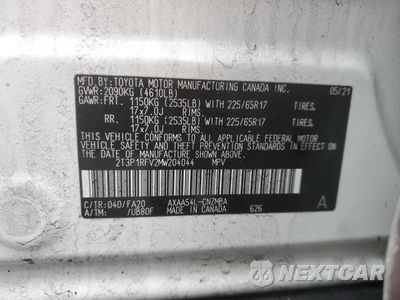 Zdjęcie 15 z 16 samochodu: 2021 TOYOTA RAV4 XLE VIN:2T3P1RFV2MW204044 - miniatura