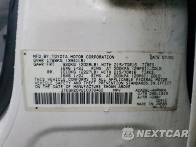 Zdjęcie 13 z 13 samochodu: 2001 TOYOTA RAV4 VIN:JTEGH20V210039460 - miniatura