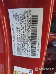 Zdjęcie 14 z 15 samochodu: 2018 HONDA ACCORD LX VIN:1HGCV1F18JA228748 - miniatura